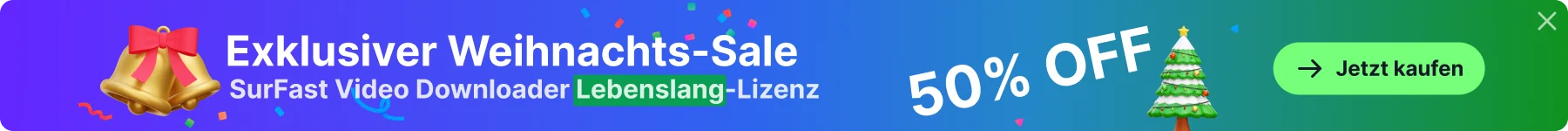 SurFast Video Downloader Christmas Exclusive Sale