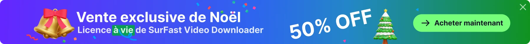 SurFast Video Downloader Christmas Exclusive Sale