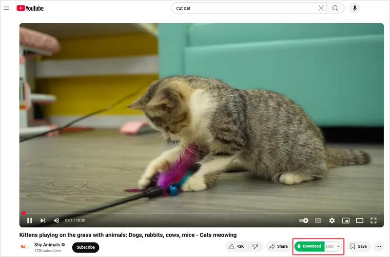 Download YouTube Video with Easy YouTube Video Downloader Firefox Add-On
