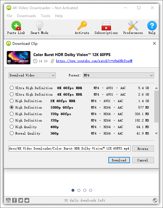 4K Video Donwloader