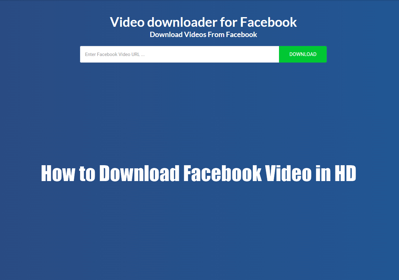 Download Facebook Videos in HD 4 Easy Options