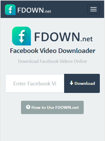 FD Facebook Video Downloader on Phone