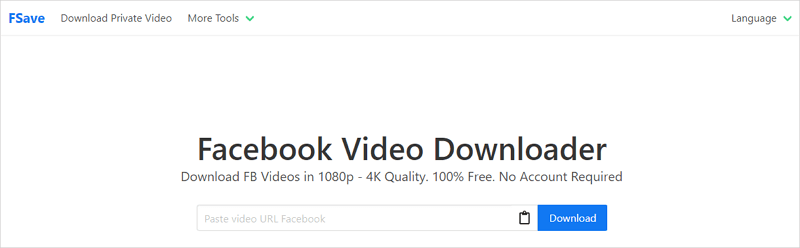 FSave Facebook Video Downloader