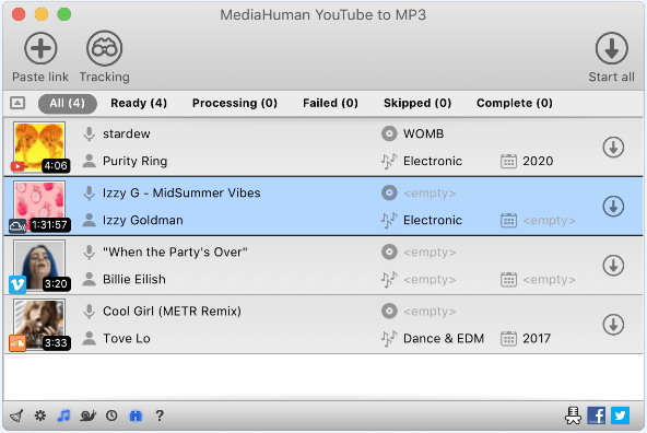 Convert YouTube to MP3 on Mac with MediaHuman
