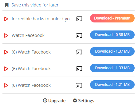 Facebook Video Downloader Plus for Chrome