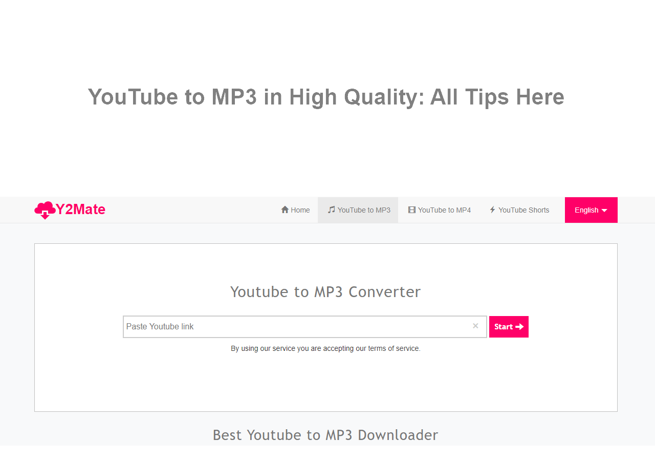 Convert YouTube to MP3 in High Quality 2025 Tips