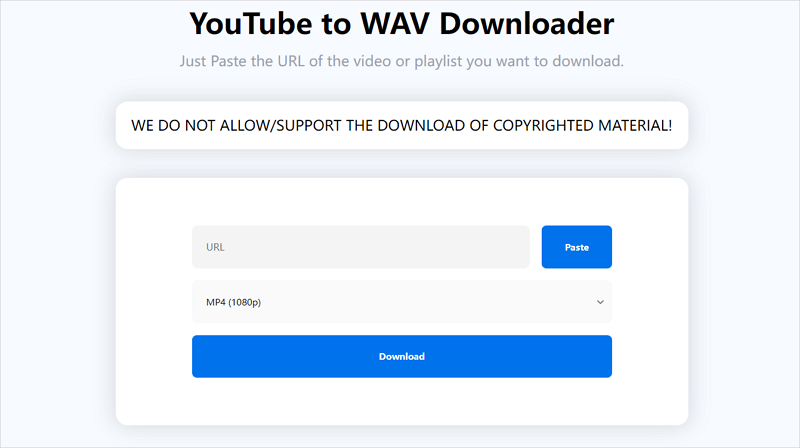 4kdownload YouTube to WAV Downloader