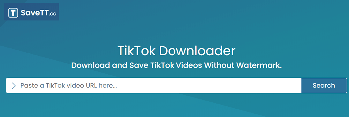 Download tiktok videos without watermark using SaveTT.cc