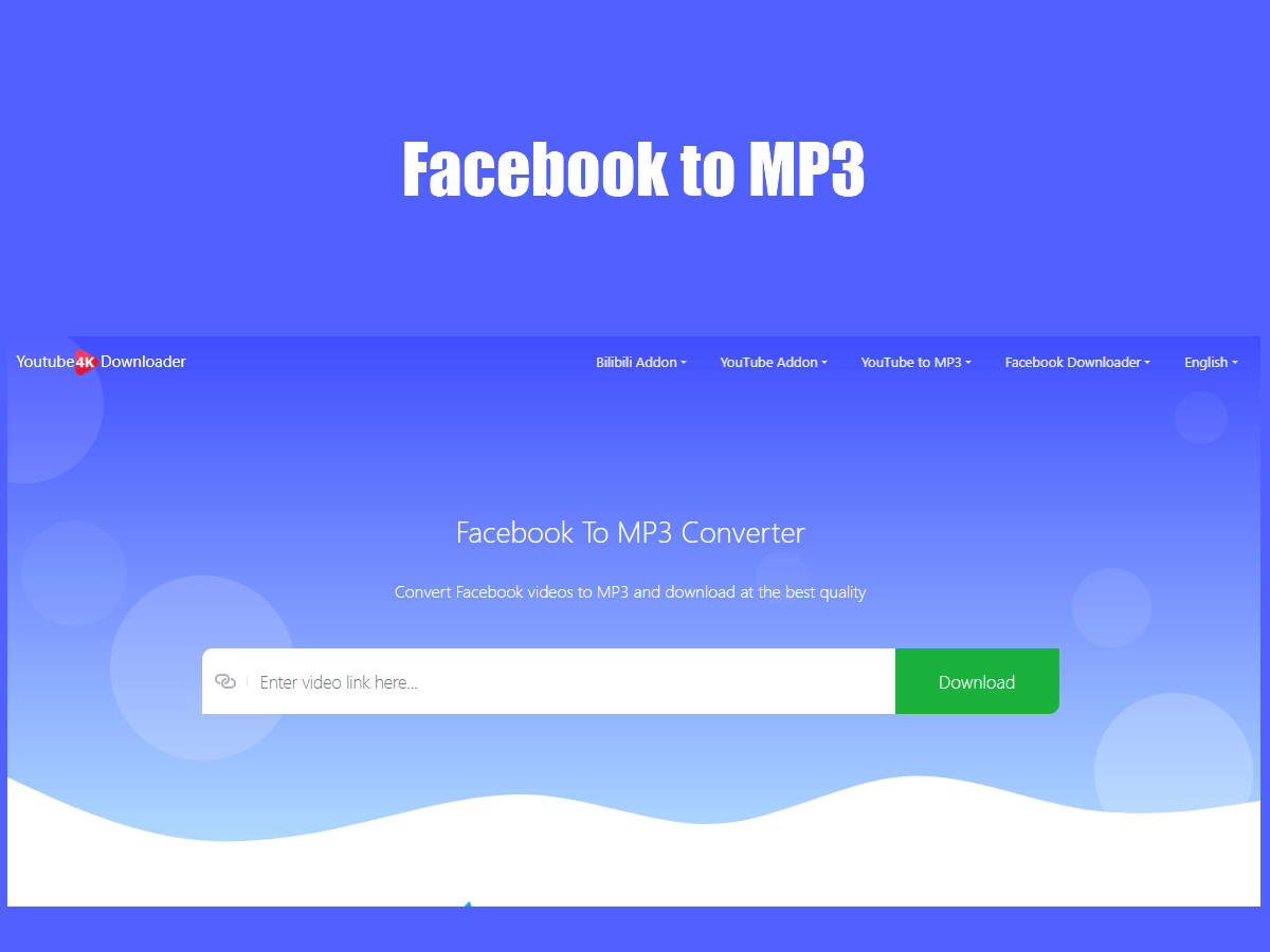 Facebook to mp3 downloader discount