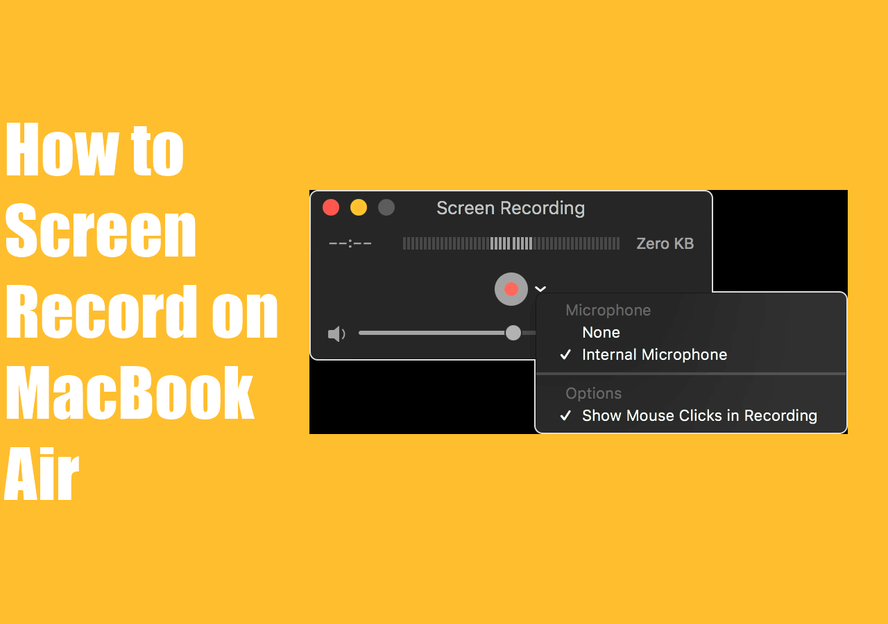 How to Screen Record on MacBook Air with Sound INTEXT