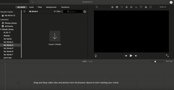 Record Video with iMovie