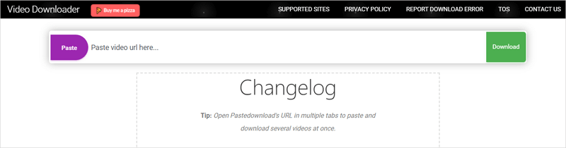 PasteDownload Online Video Downloader