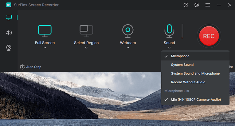 Seleccionar Opción de Grabación de Audio en Windows