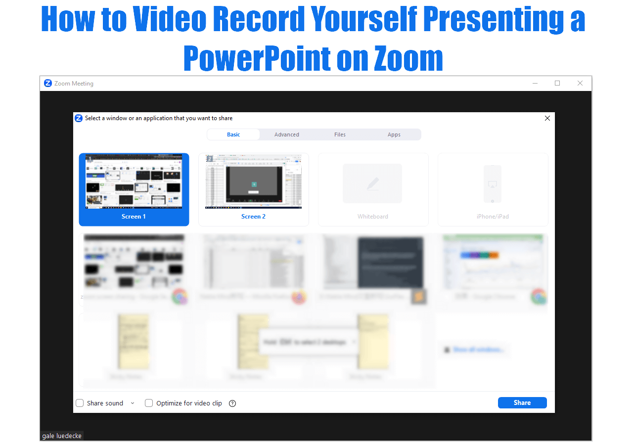How to Record a PowerPoint Presentation on Zoom StepbyStep
