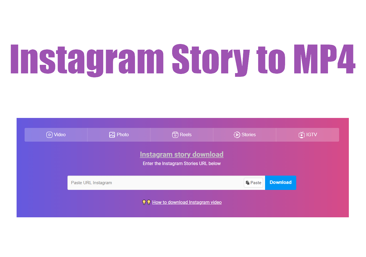 Instagram Story to MP4 3 Super Easy Tips