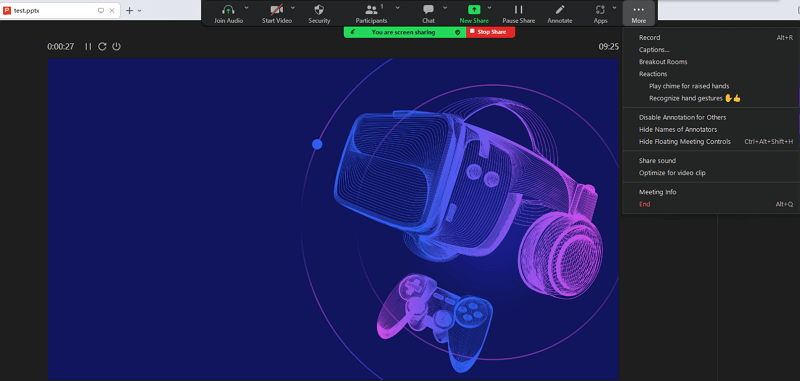 Zoomプレゼンテーションを録画する