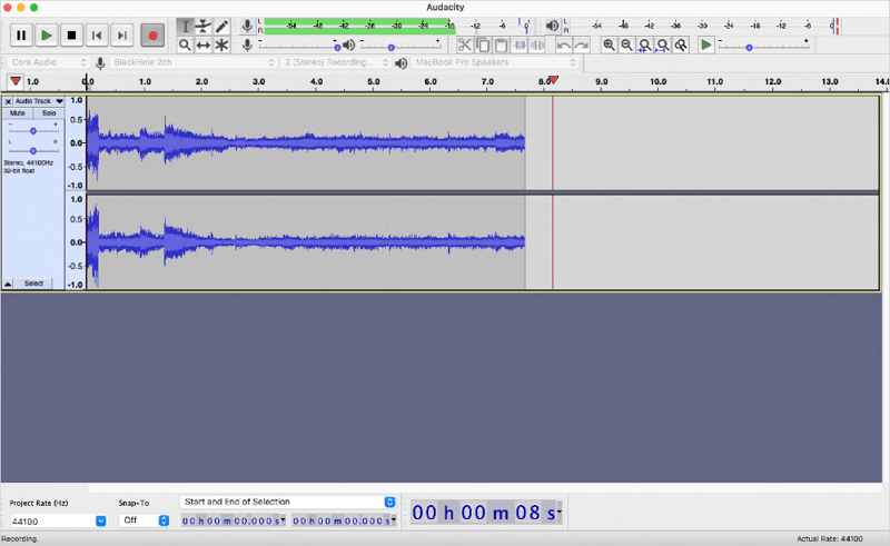 Record Audio on Mac with Audacity
