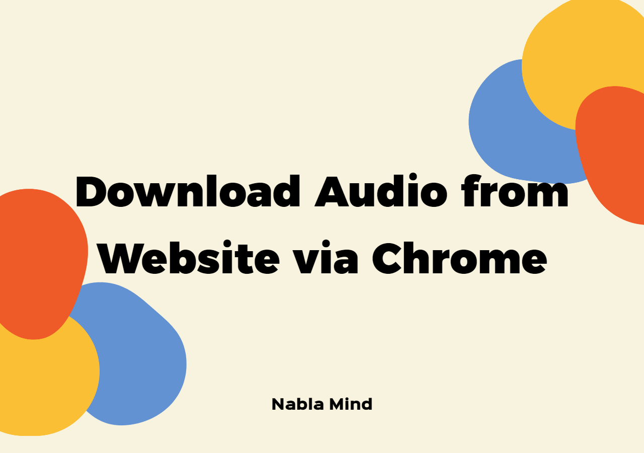 3 Ways to Download Audio from Website on Chrome