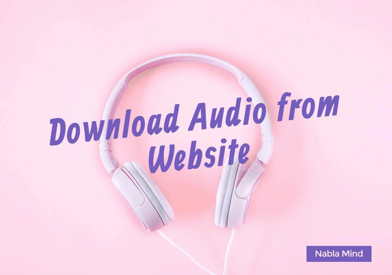 how to download audio file from website