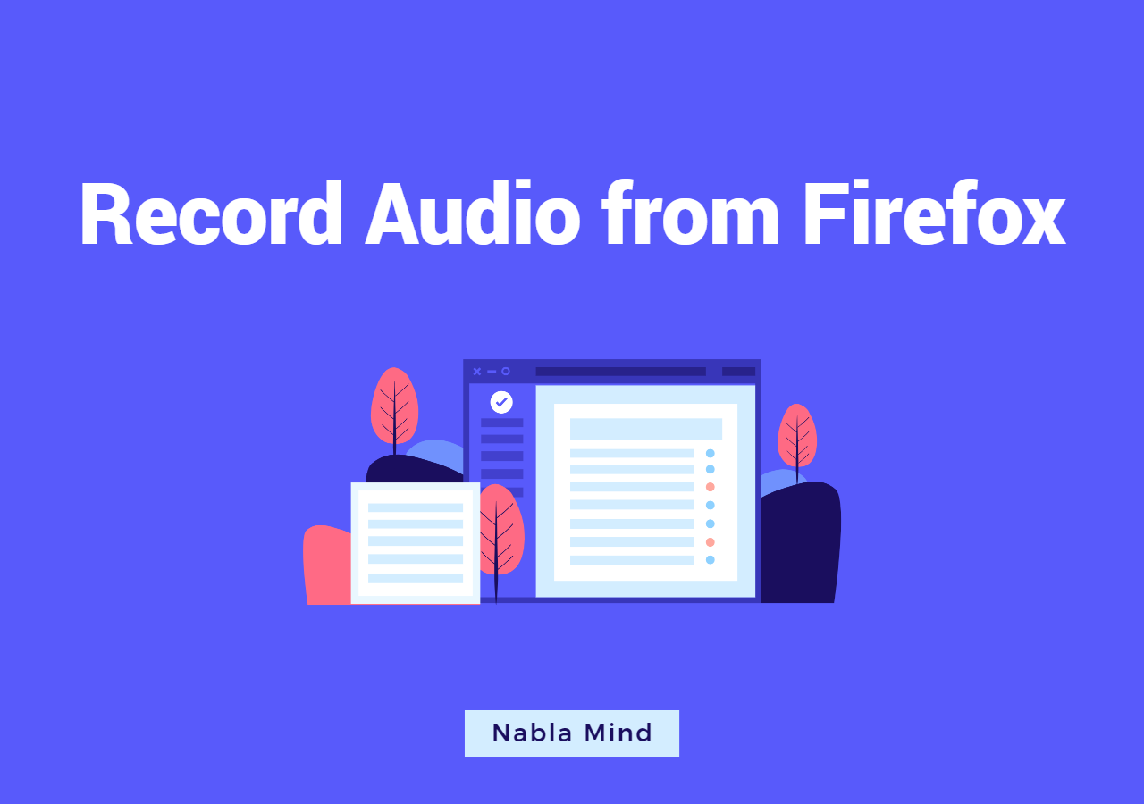 Record browser audio in firefox in detail
