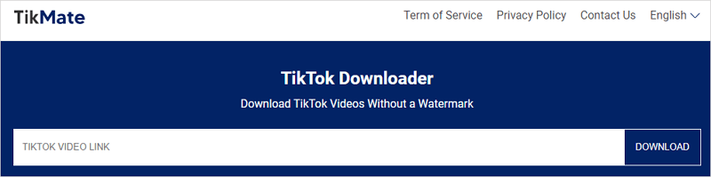 TikMate TikTok Downloader