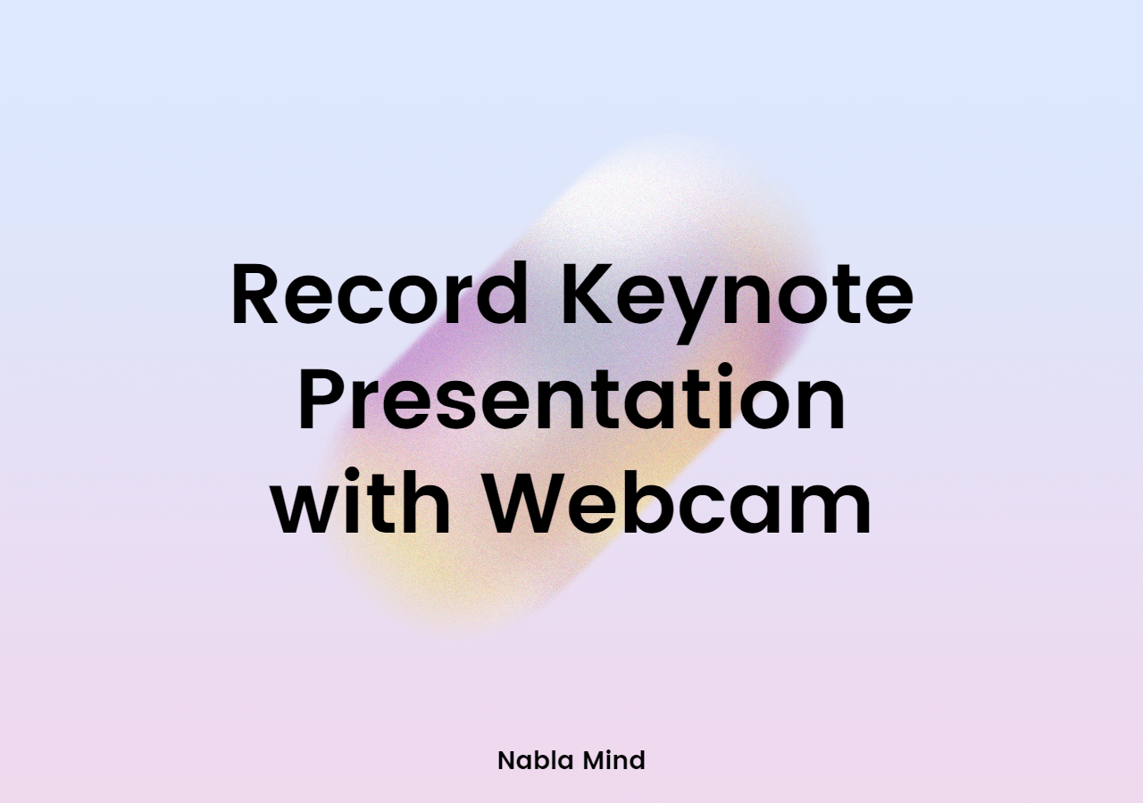 Record Keynot Presentation with ccam on Mac in 3 Ways