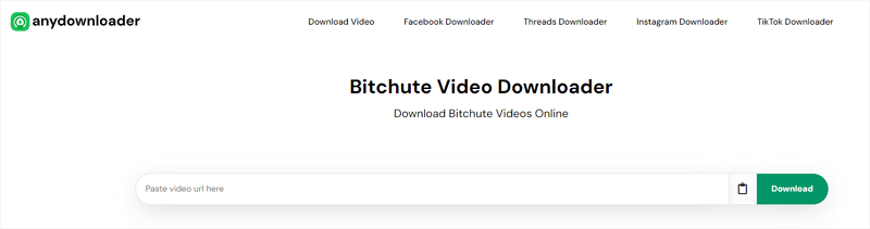 AnyDownloader BitChute Video Downloader