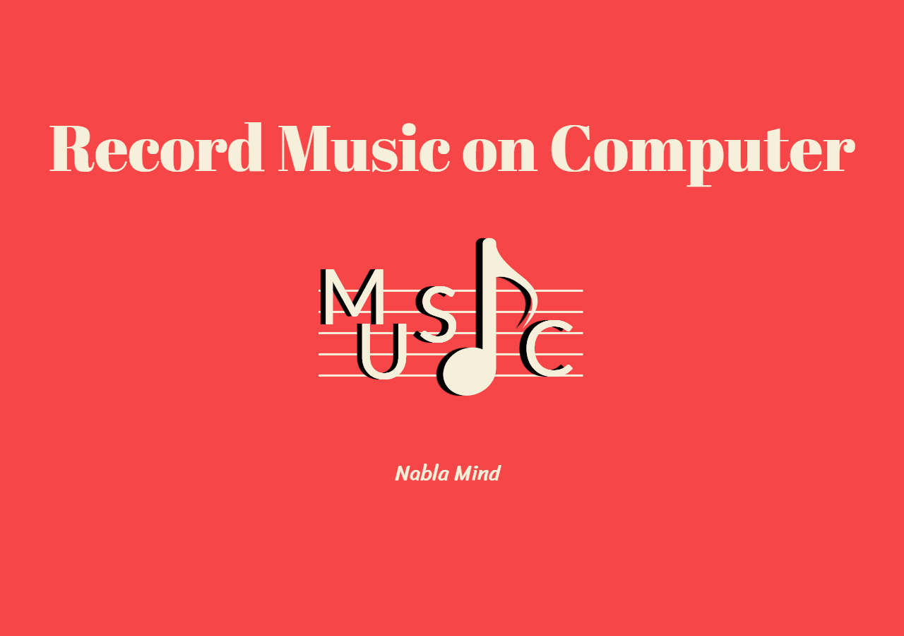 How to Record Music on Laptop or PC in 3 Ways