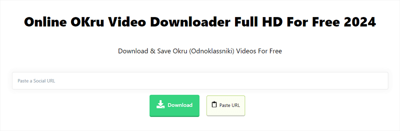 GiveFastLink Okru Video Downloader