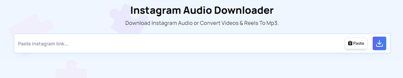 ReelSave Instagram Audio Downloader