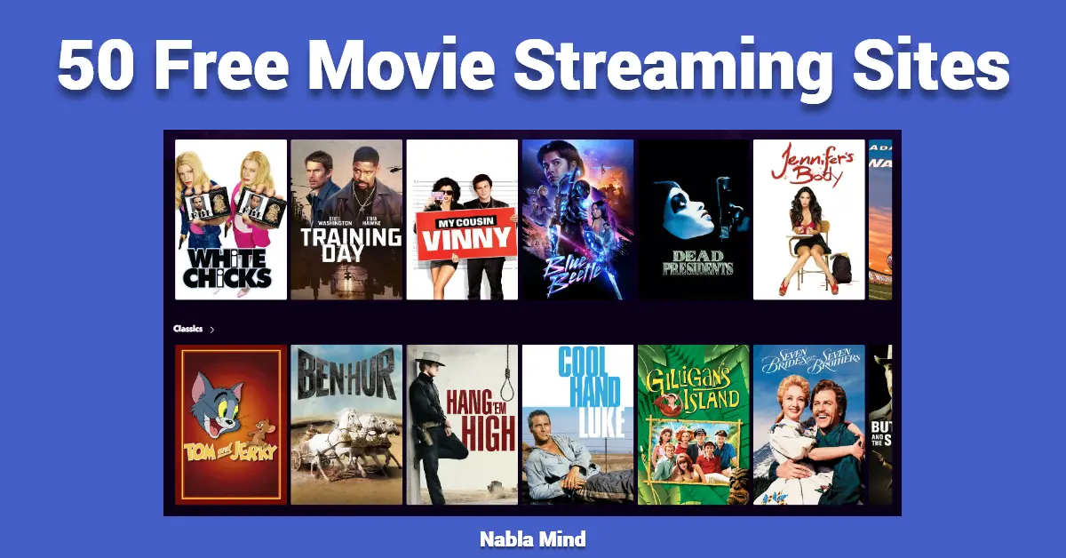 50 Free Movie Streaming Sites That Work in 2025
