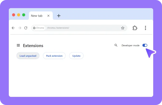 Load the Unpacked Extension