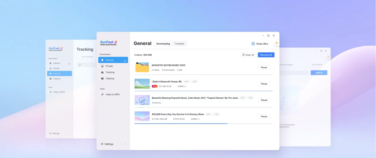 SurFast Video Downloader Banner