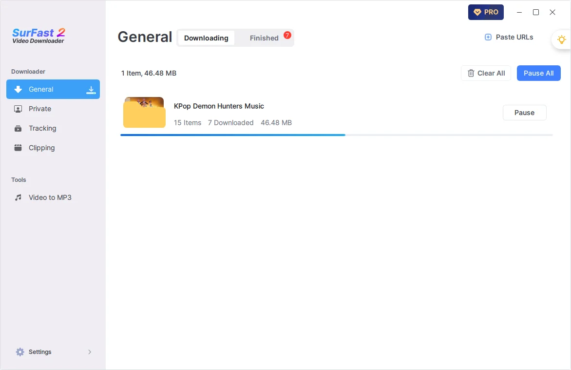 Downloading Playlist to OGG