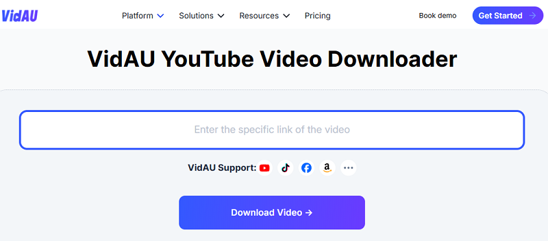 VidAU AI YouTube Downloader